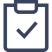 teenyicons--clipboard-tick-outline_blue